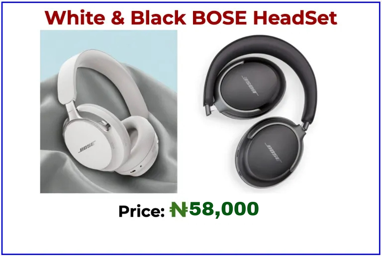 White & Black Super Quality Quietcomfort Ultra Headset